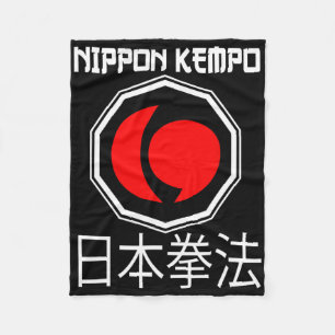 Underbar Nippon Kempo Design Japan Shorinji Karate Fleecefilt