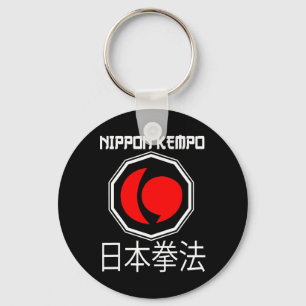 Underbar Nippon Kempo Design Japan Shorinji Karate Nyckelring