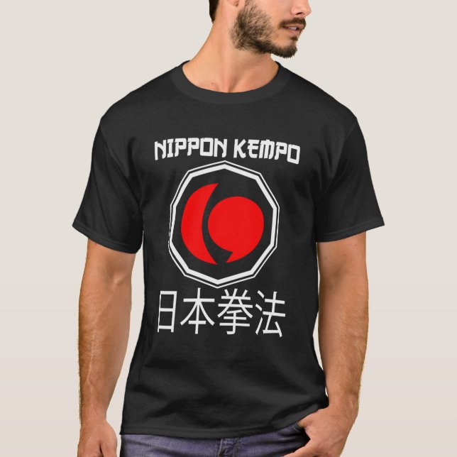 Underbar Nippon Kempo Japan Shorinji Karate T Shirt (Framsida)