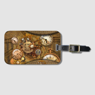 Underbar nobel steampunkdesign bagagebricka