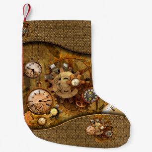 Underbar nobel steampunkdesign liten julstrumpa