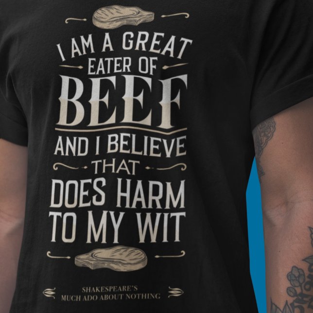 Underbar nötköttsföare: Lustigt Modern BBQ T Shirt (Skapare uppladdad)