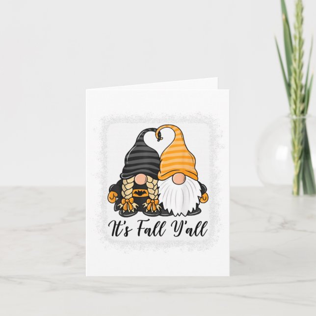 Underbar Novelty Gnome Halloween är roligt. Kort (Framsida)