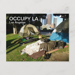 Underbar Occupy LA-vykort! Vykort