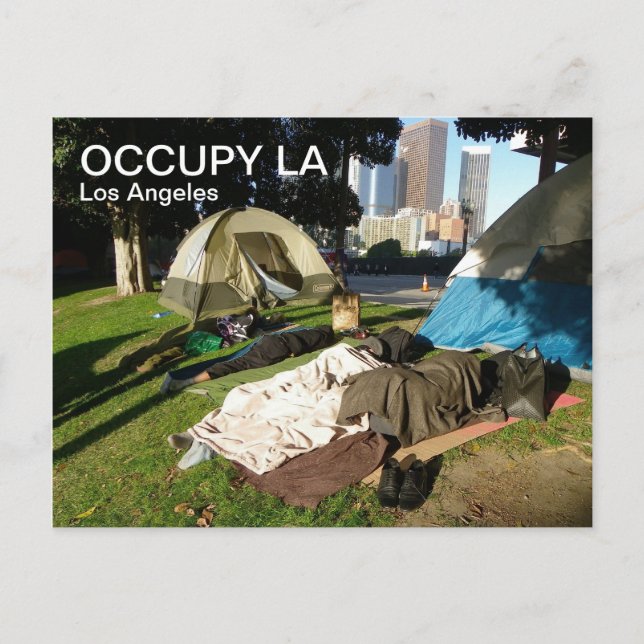 Underbar Occupy LA-vykort! Vykort (Framsida)