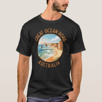 Underbar Ocean Road Australia Distress Circle Retr