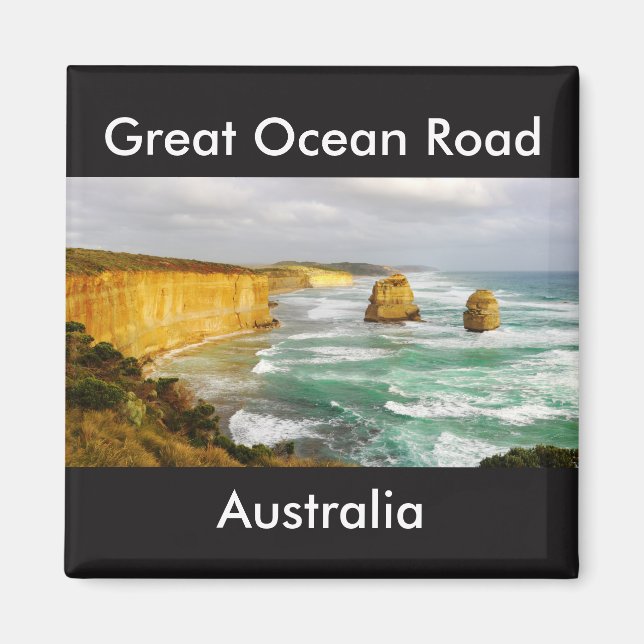 Underbar Ocean Road Australia magnet (Framsidan)