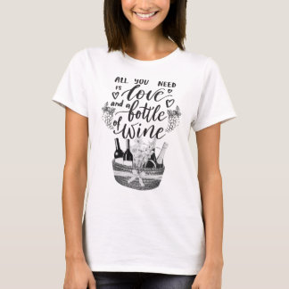 Underbar och rolig vinälskare T-shirt