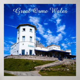 Underbar Orme Wales. Poster