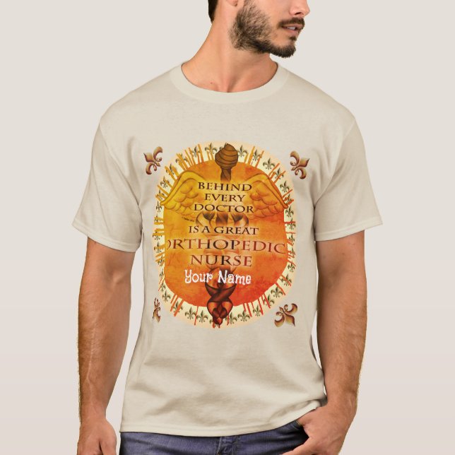 Underbar ortopedisk sjuksköterska t shirt (Framsida)