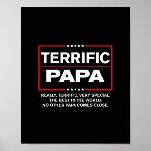 Underbar Pappa - Rolig Donald Trump Bästa Pappa Poster