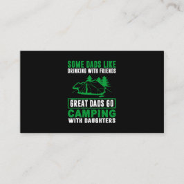 Underbar Pappor-kampanj med döttrar Visitkort