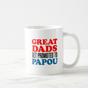 Underbar pappor som främjas till den Papou muggen Kaffemugg