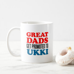 Underbar pappor som främjas till den Ukki muggen Kaffemugg