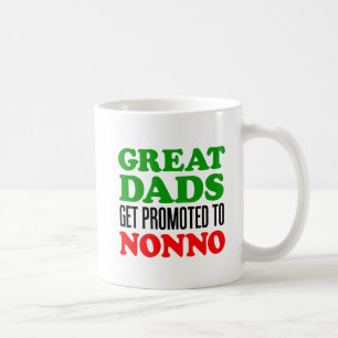 Underbar pappor som främjas till Nonno Kaffemugg