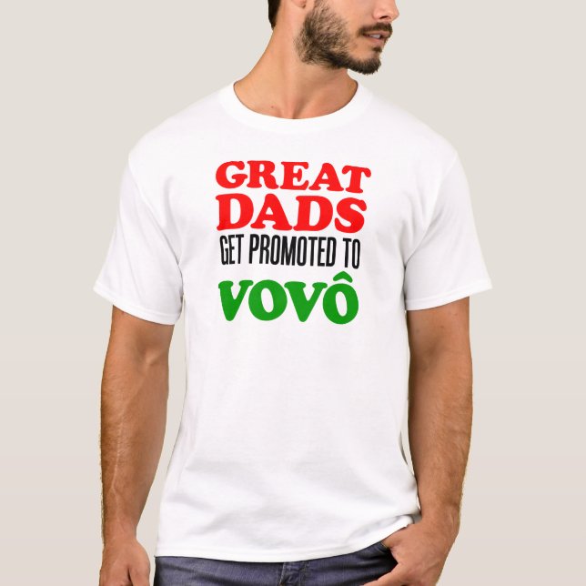 Underbar pappor som främjas till Vovo (den T Shirt (Framsida)