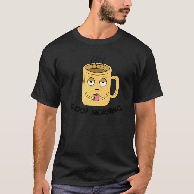 Underbar Påstående-koffeinkaffe Kopp Breakfast Wak T Shirt (Framsida)