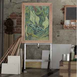 Underbar Peacock Moth av Vincent van Gogh Poster
