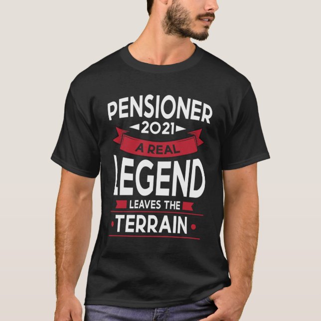 Underbar pensionär 2021 Pension Pension Retiree T Shirt (Framsida)