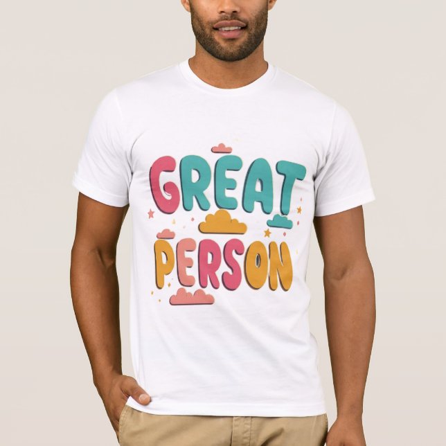 Underbar person t shirt (Framsida)