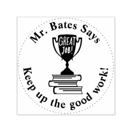 Underbar Personlig för arbetstroftilärarinnan i fö Självfärgande Stämpel