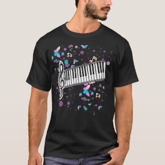 Underbar Piano Motif Gift Music Pianist T Shirt