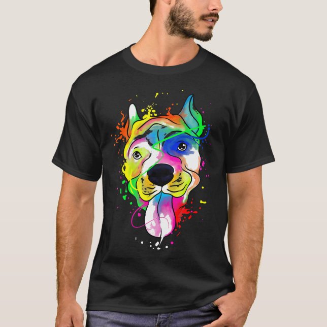 Underbar Pitbull-present Pit Bull-älskare Pitbulls T Shirt (Framsida)