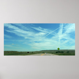 Underbar Plains Road, Colorado Poster