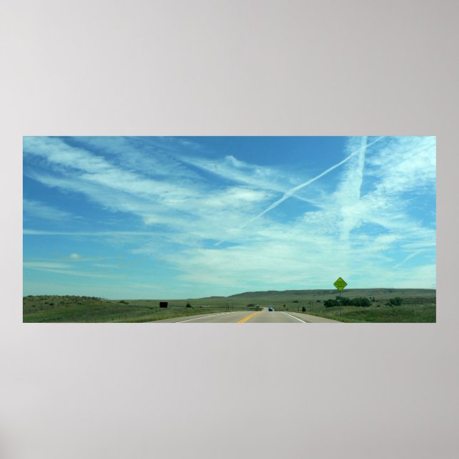 Underbar Plains Road, Colorado Poster (Framsidan)