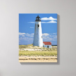 Underbar Point fyr Nantucket MORSA Wrapped Canvas