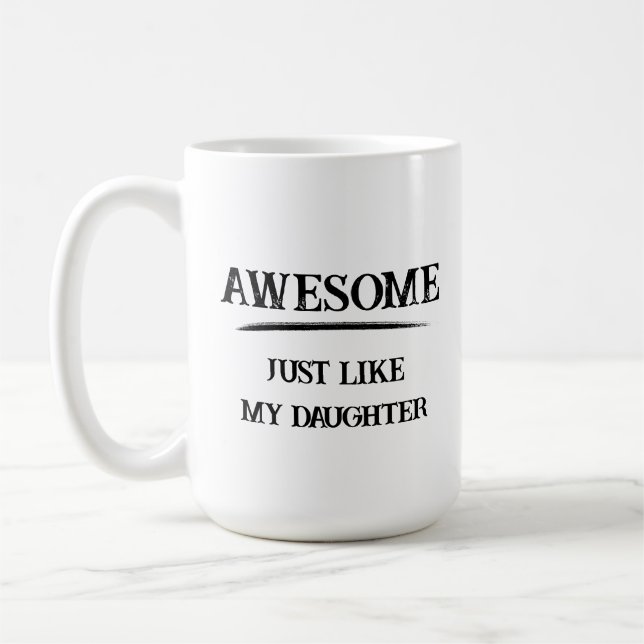 Underbar precis som dotter kaffemugg (Vänster)