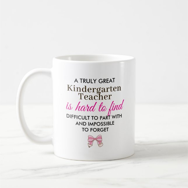 Underbar present till förskolelärare med personlig kaffemugg (Vänster)