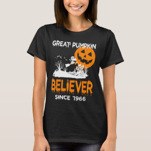Underbar Pumpkin Believer Halloween Roligt Graphic T Shirt