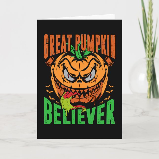Underbar Pumpkin Believer Kort (Framsida)