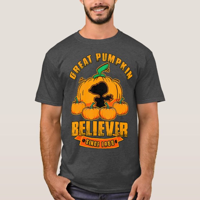 Underbar Pumpkin Believer sedan 1966 Skary pumkins T Shirt (Framsida)