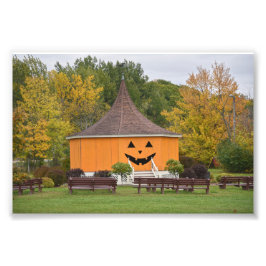 Underbar Pumpkin Gazebo, Newport, Vermont Fototryck