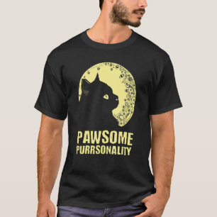 Underbar Purrsonlighet Vacker Kattmamma Söt Katt P T Shirt