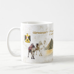 UNDERBAR PYRAMID PÅ GIZA KAFFEMUGG