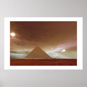 UNDERBAR PYRAMIDS-UTSKRIFT POSTER