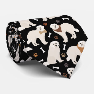 Underbar Pyrenéerna Tassar och Bones Neck Tie Slips