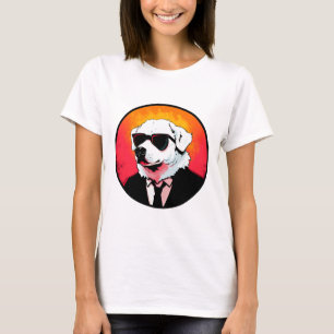 Underbar Pyrenees Hund Businessman T Shirt