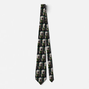Underbar Pyrenées-Hund i St. Patrick-Dress Slips