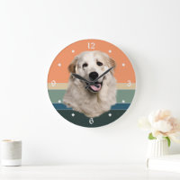 Underbar Pyrenees Hund Retro Sunset