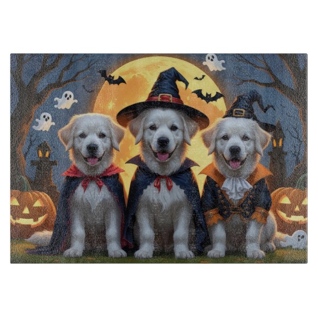 Underbar Pyrenees Hundar Pumpkin Halloween Funny (Framsidan)