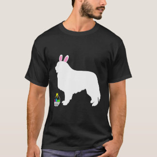 Underbar Pyrenees Påskhare Hund Silhouette T Shirt