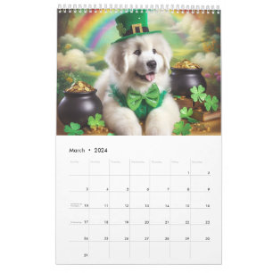 Underbar Pyrenees Roligt Calendar Kalender