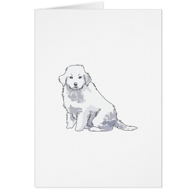 UNDERBAR PYRENEES-VALP HÄLSNINGSKORT (Framsidan)