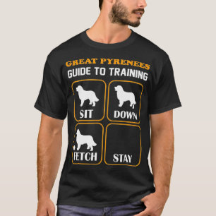 Underbar Pyrenéhandbok för träning av Rolig hund s T Shirt