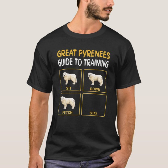 Underbar Pyrenéhandbok för utbildning av Hund T Shirt (Framsida)