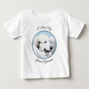 Underbar Pyrenémålning - Original Hund Art T Shirt